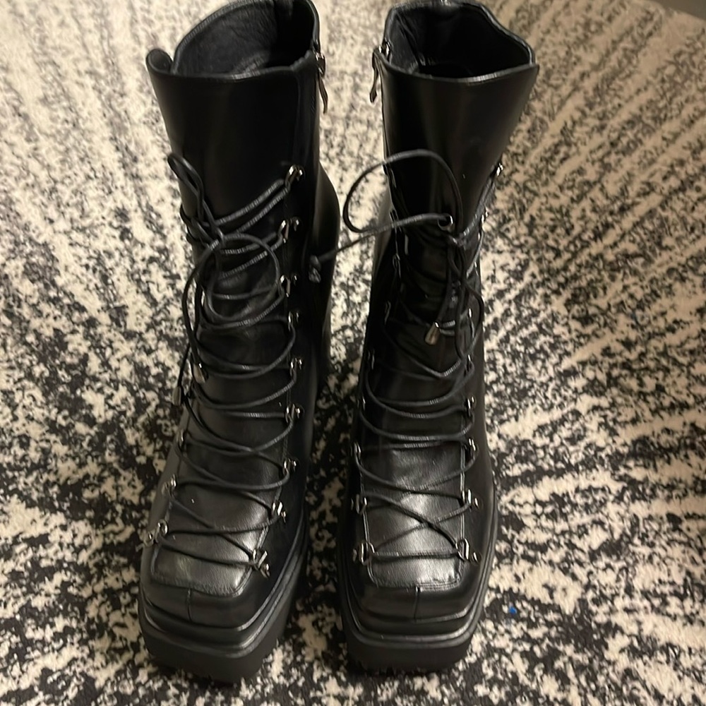 Double platform boots